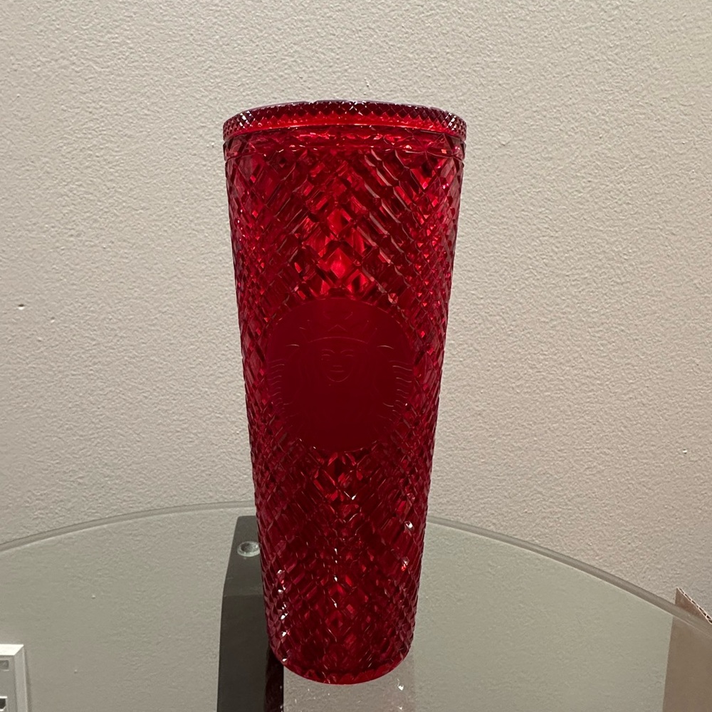 Starbucks Holiday 2021 Red Jeweled Tumbler